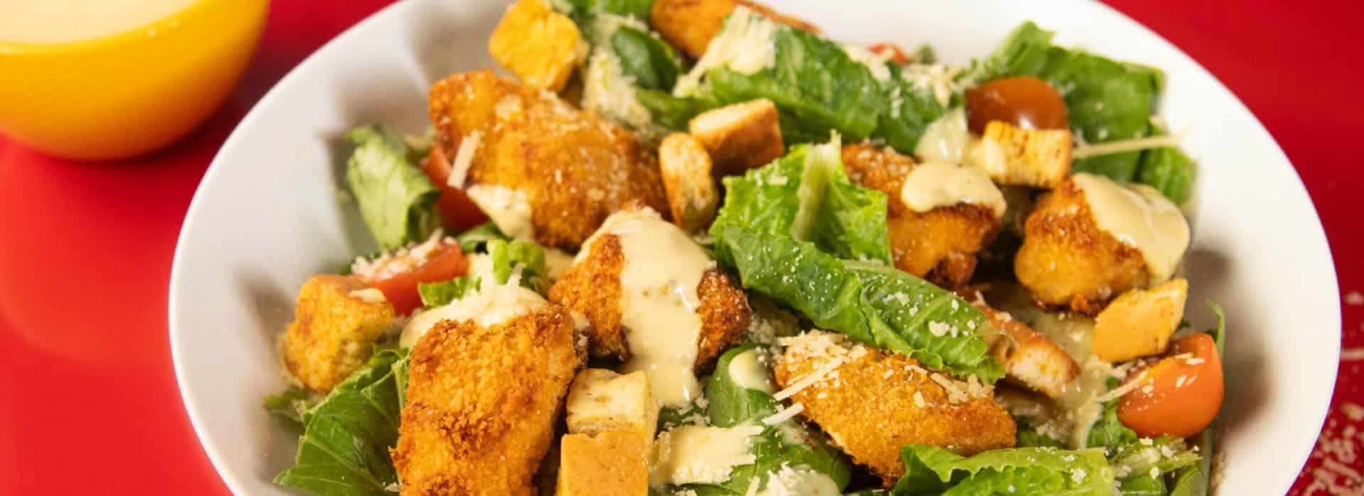 Recetas Ensalada cesar con Nuggets